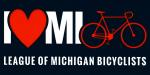 I Heart MI Bike Sticker