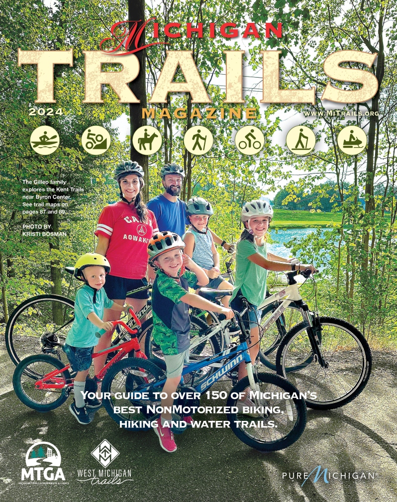 2024 Michigan Trails Magazine with LMB goodies