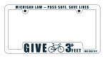 Safe Passing License Plate Surround, stickers, pin